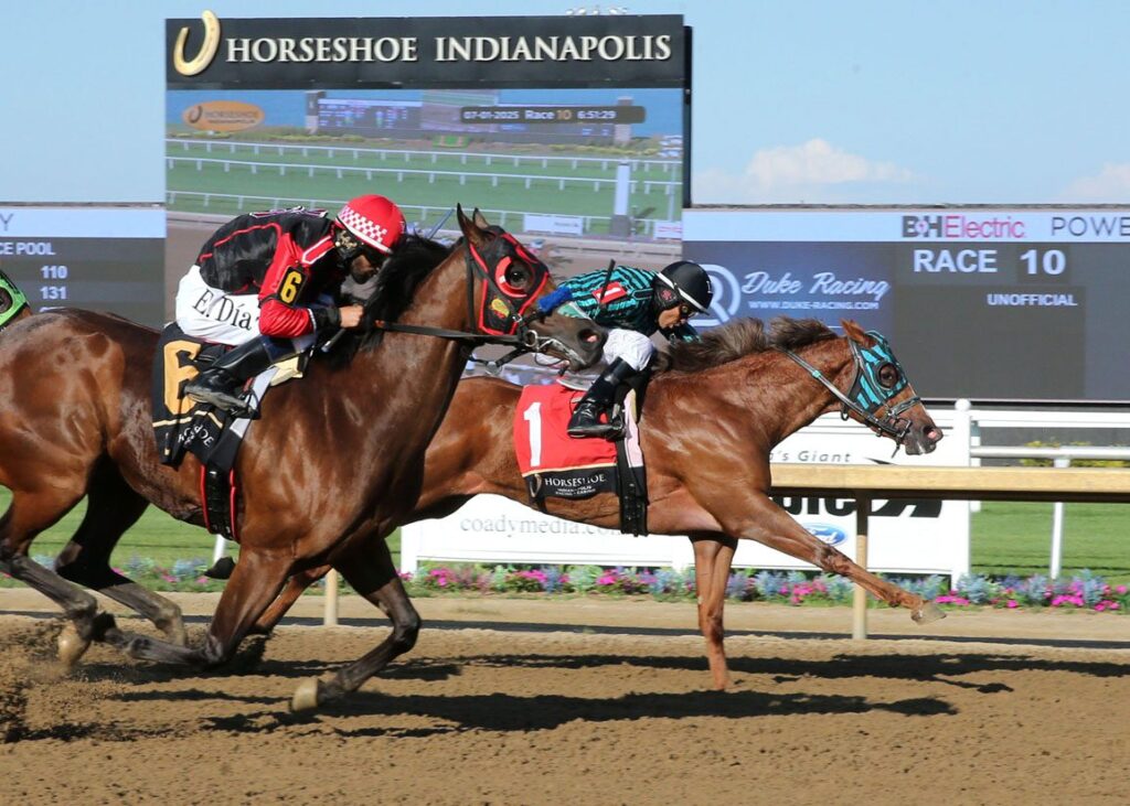 Quills Picks Winners – Wednesday 7/15 – Horseshoe Indianapolis Race 4 hsi26 finish